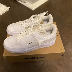 Nike Air Force 1 Type White - Men’s size 10